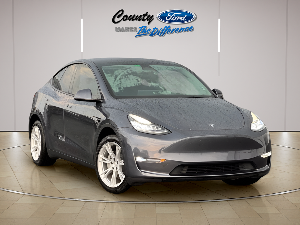 Gray 2023 Tesla Model Y SUV / Crossover All-Wheel Drive 1-Speed Automatic