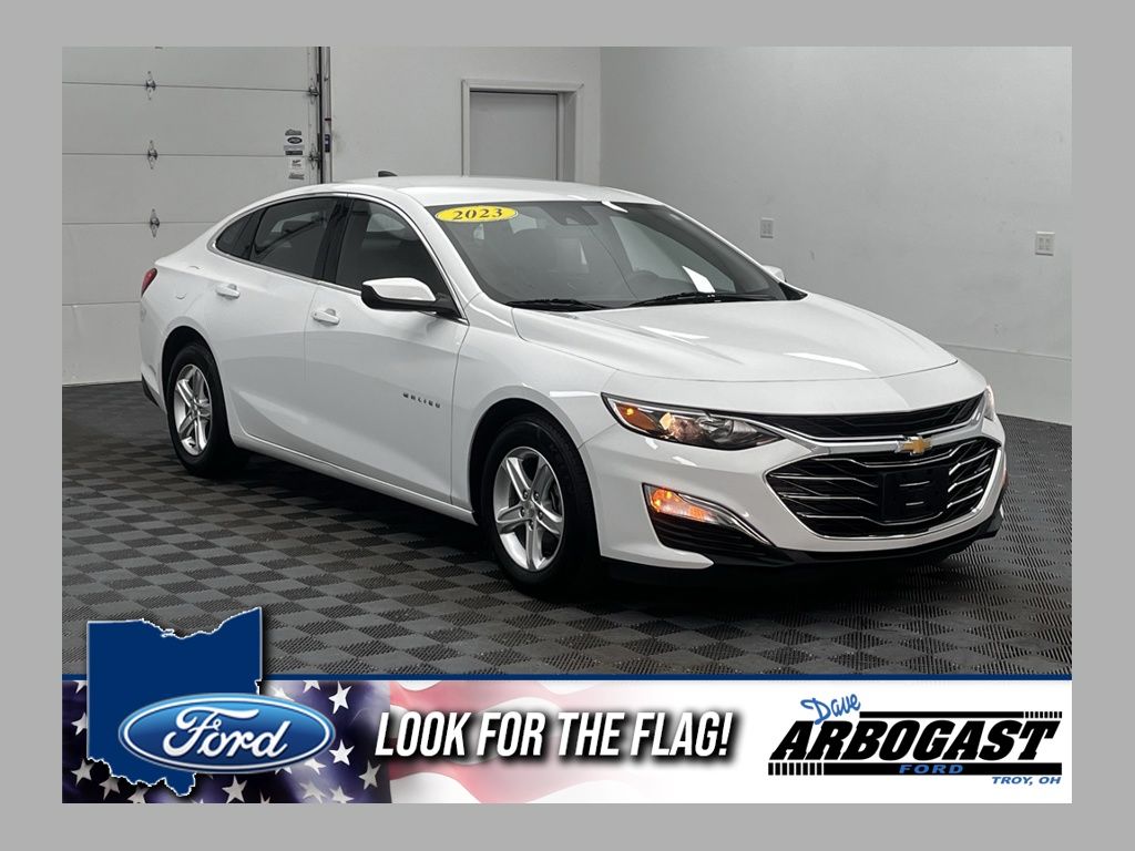 Summit White 2023 Chevrolet Malibu LS Fleet FWD Sedan Front-Wheel Drive Continuously Variable Transmission