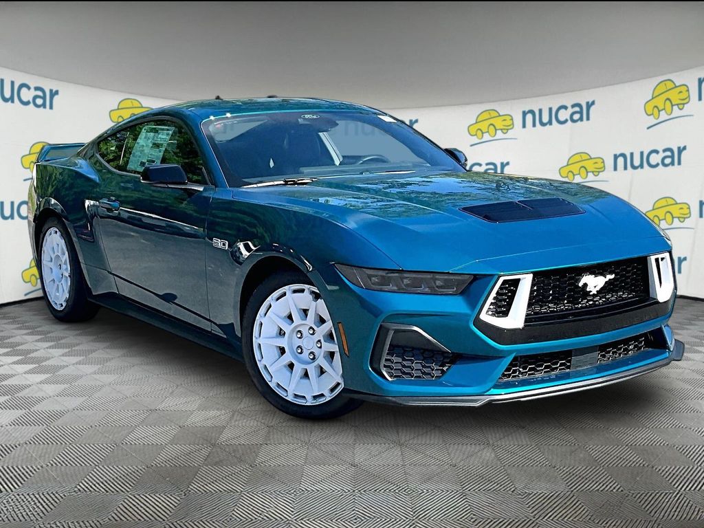 Adriatic Blue Metallic 2026 Ford Mustang Coupe Rear-Wheel Drive Automatic