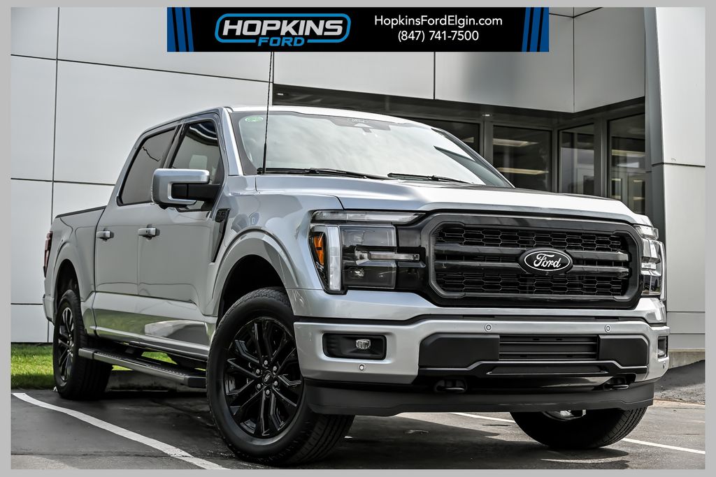 Silver Metallic 2025 Ford F-150 Pickup Truck Four-Wheel Drive Automatic