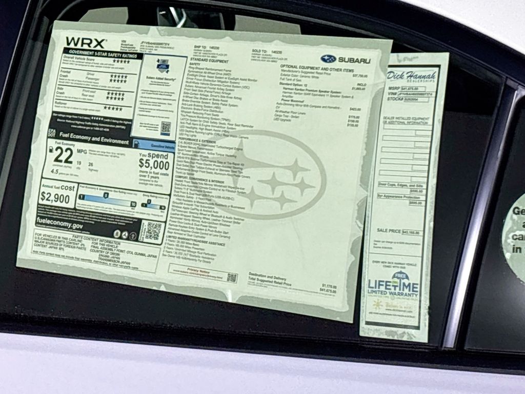 2025 Subaru WRX Premium