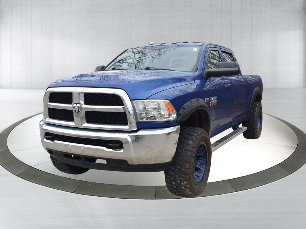 Blue Streak Pearlcoat 2018 RAM 2500 Tradesman Crew Cab 4WD Pickup Truck Four-Wheel Drive 6-Speed Automatic