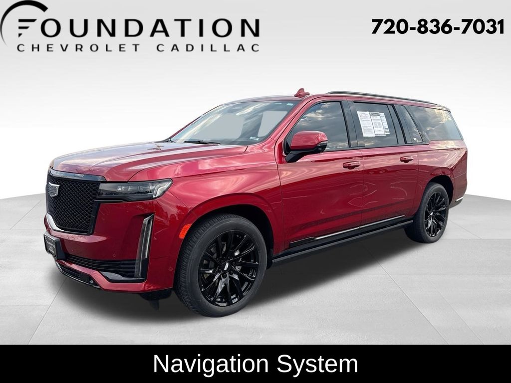Radiant Red Tintcoat 2023 Cadillac Escalade ESV SUV / Crossover Four-Wheel Drive Automatic