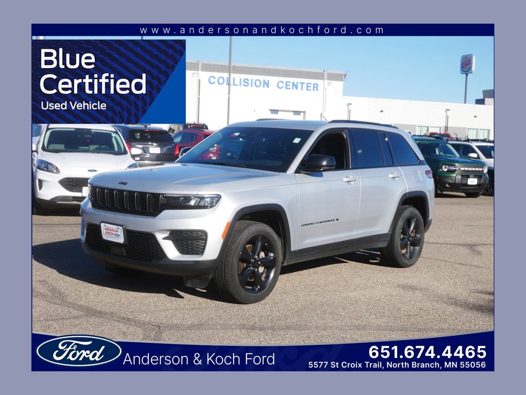 Silver Zynith 2024 Jeep Grand Cherokee SUV / Crossover Four-Wheel Drive 8-Speed Automatic