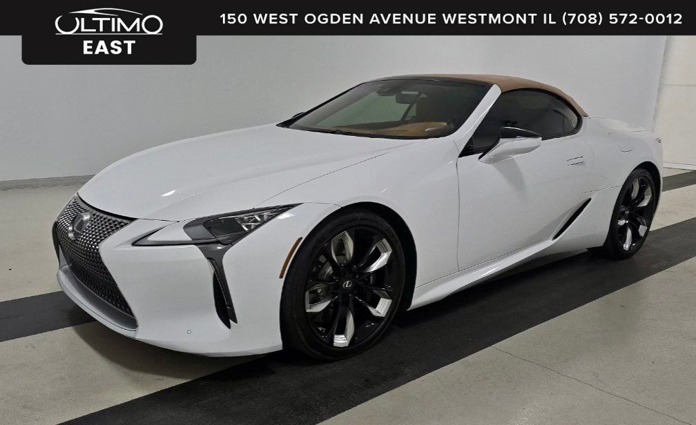 Ultra White 2025 Lexus LC 500 Convertible RWD Convertible Rear-Wheel Drive Automatic