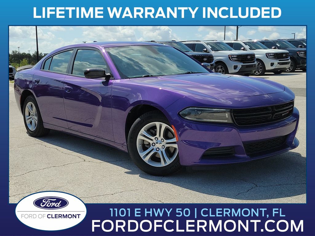 Purple (Plum Crazy Pearlcoat) 2023 Dodge Charger Sedan Rear-Wheel Drive 8-Speed Automatic