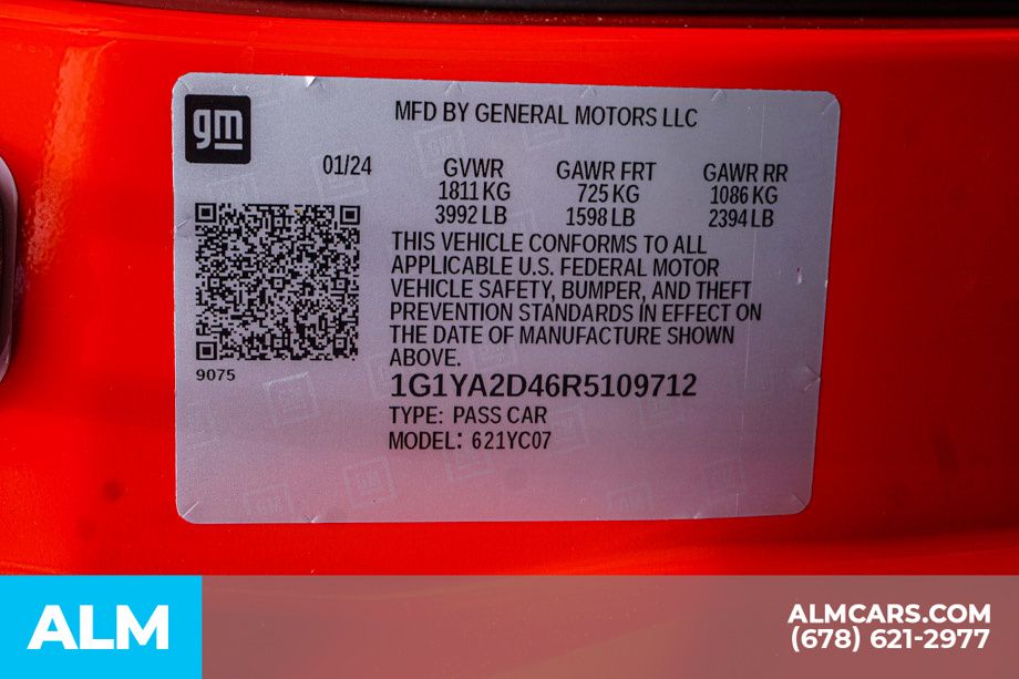 Used 2024 Red Chevrolet Stingray image 61