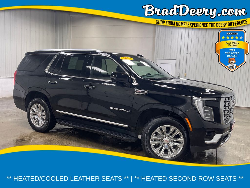 Onyx Black 2025 GMC Yukon SUV / Crossover Four-Wheel Drive Automatic