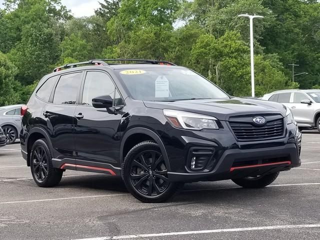 Crystal Black Silica 2021 Subaru Forester Sport Crossover AWD SUV / Crossover All-Wheel Drive Continuously Variable Transmission