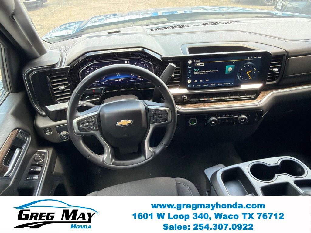 2022 Chevrolet Silverado 1500 LT Blue at Greg May Honda