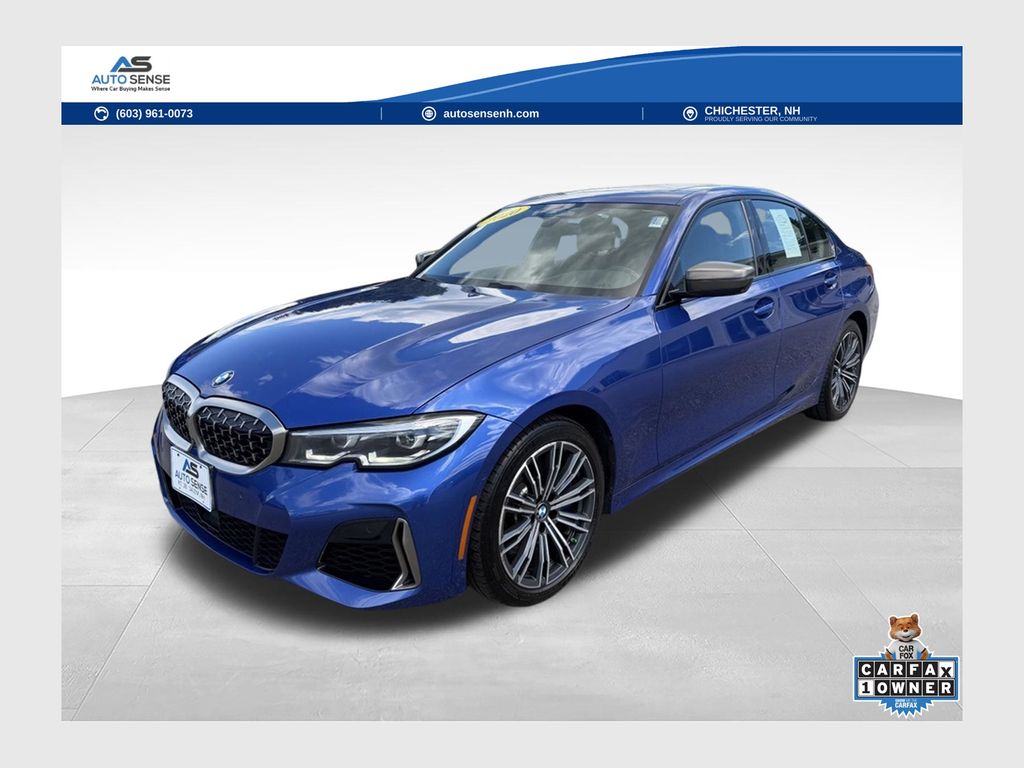 Portimao Blue Metallic 2020 BMW 3 Series Sedan All-Wheel Drive 8-Speed Automatic