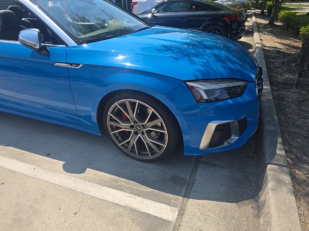 Turbo Blue/Black Roof 2021 Audi S5 3.0T quattro Prestige Cabriolet AWD Convertible All-Wheel Drive 8-Speed Automatic