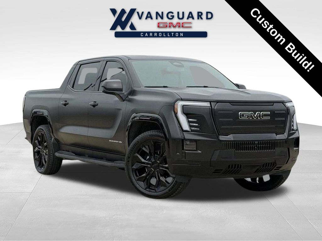 Onyx Black 2026 GMC Sierra EV Pickup Truck All-Wheel Drive 1-Speed Automatic