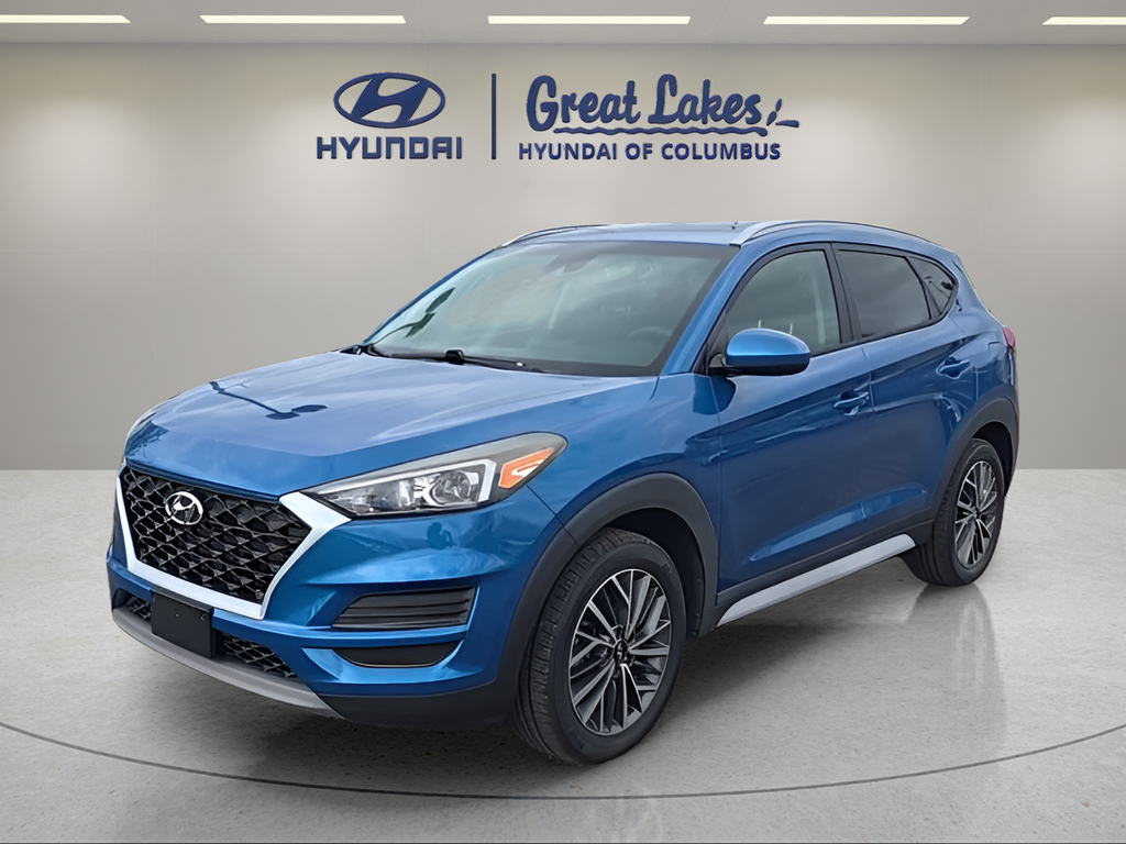 Teal (Aqua Blue) 2020 Hyundai Tucson SEL AWD SUV / Crossover All-Wheel Drive 6-Speed Automatic