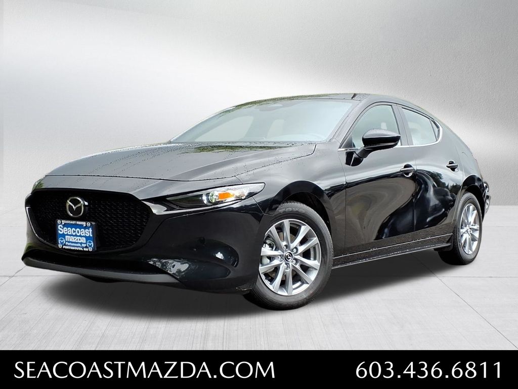 Jet Black Mica 2026 Mazda MAZDA3 Hatchback Front-Wheel Drive 6-Speed Automatic