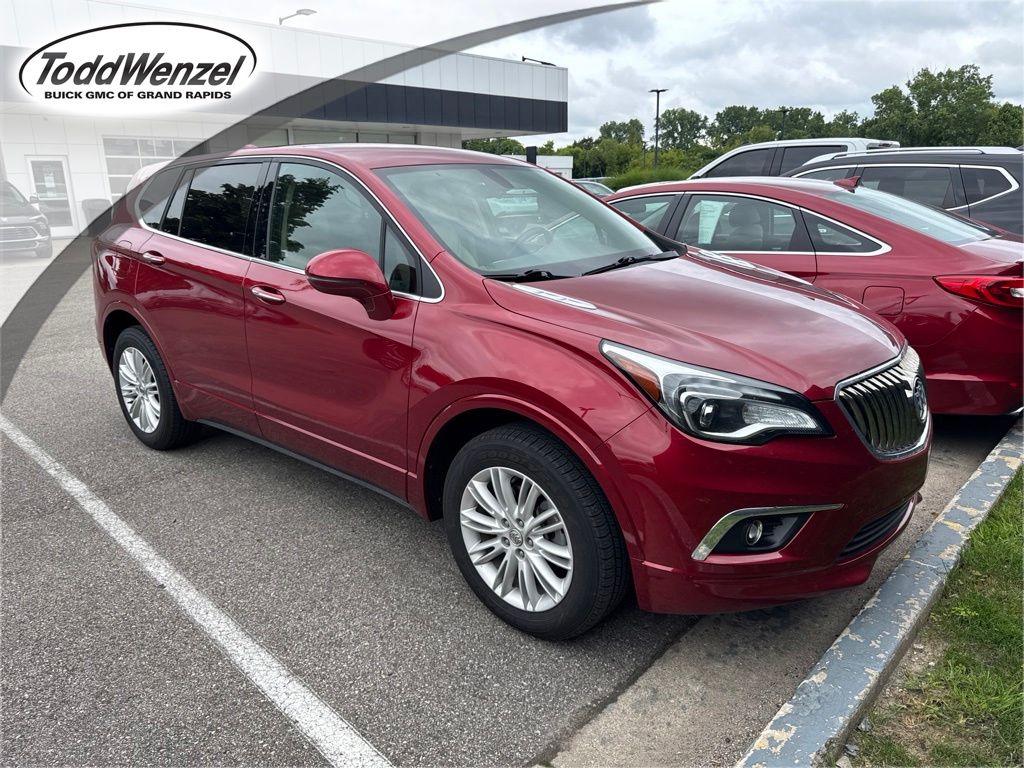 Chili Red Metallic 2017 Buick Envision SUV / Crossover All-Wheel Drive 6-Speed Automatic