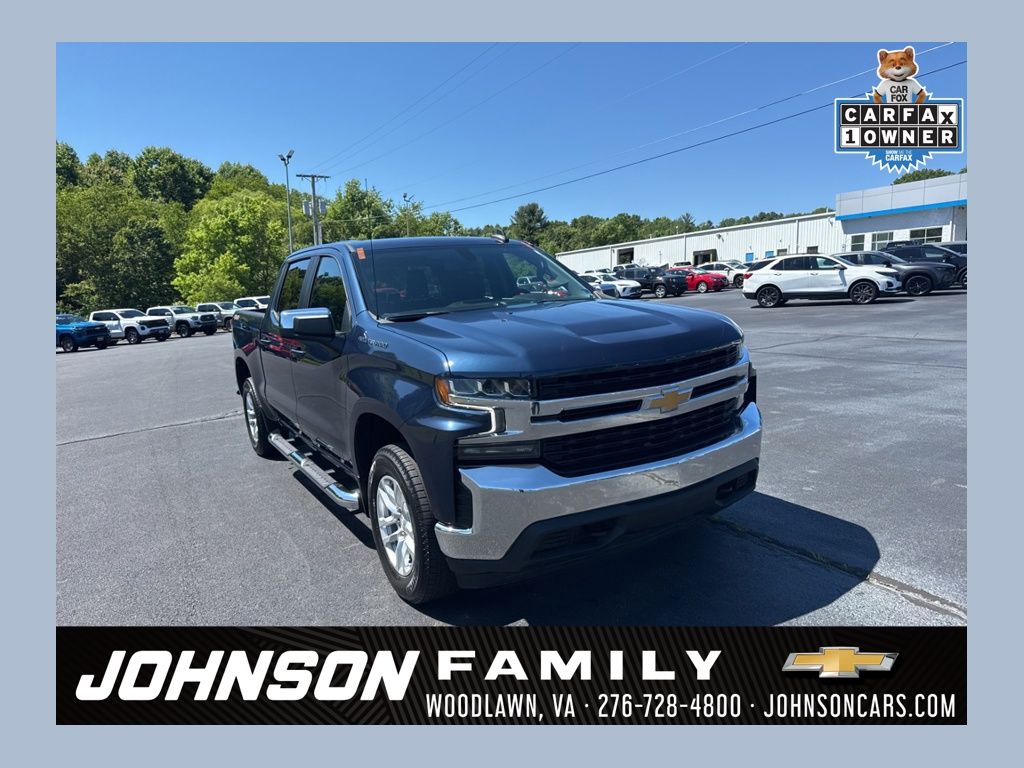 Northsky Blue Metallic 2022 Chevrolet Silverado 1500 LT Crew Cab 4WD Pickup Truck Four-Wheel Drive 8-Speed Automatic
