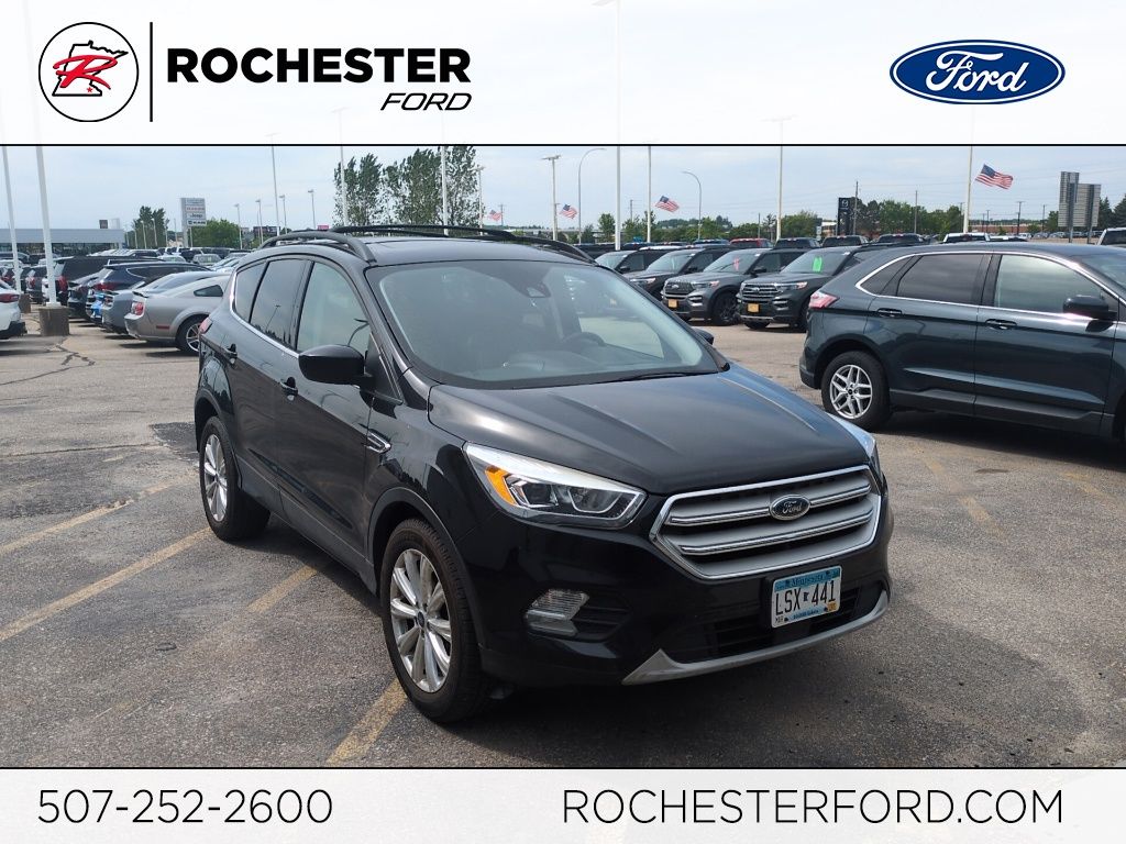 Agate Black Metallic 2019 Ford Escape SUV / Crossover All-Wheel Drive 6-Speed Automatic