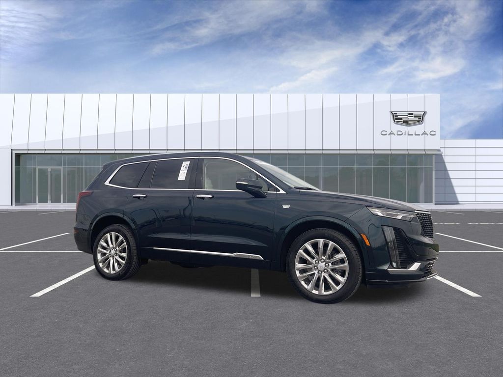 Emerald Lake Metallic 2024 Cadillac XT6 Premium Luxury AWD SUV / Crossover Four-Wheel Drive 9-Speed Automatic