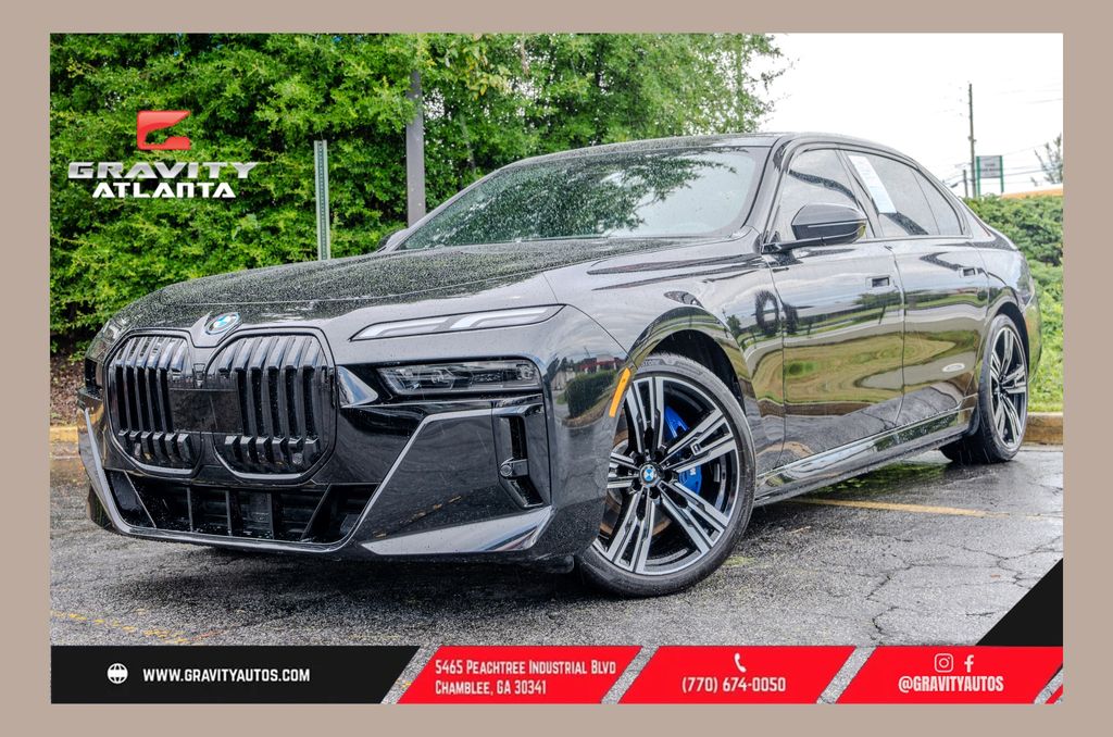 Black Sapphire Metallic 2023 BMW i7 Sedan All-Wheel Drive Automatic