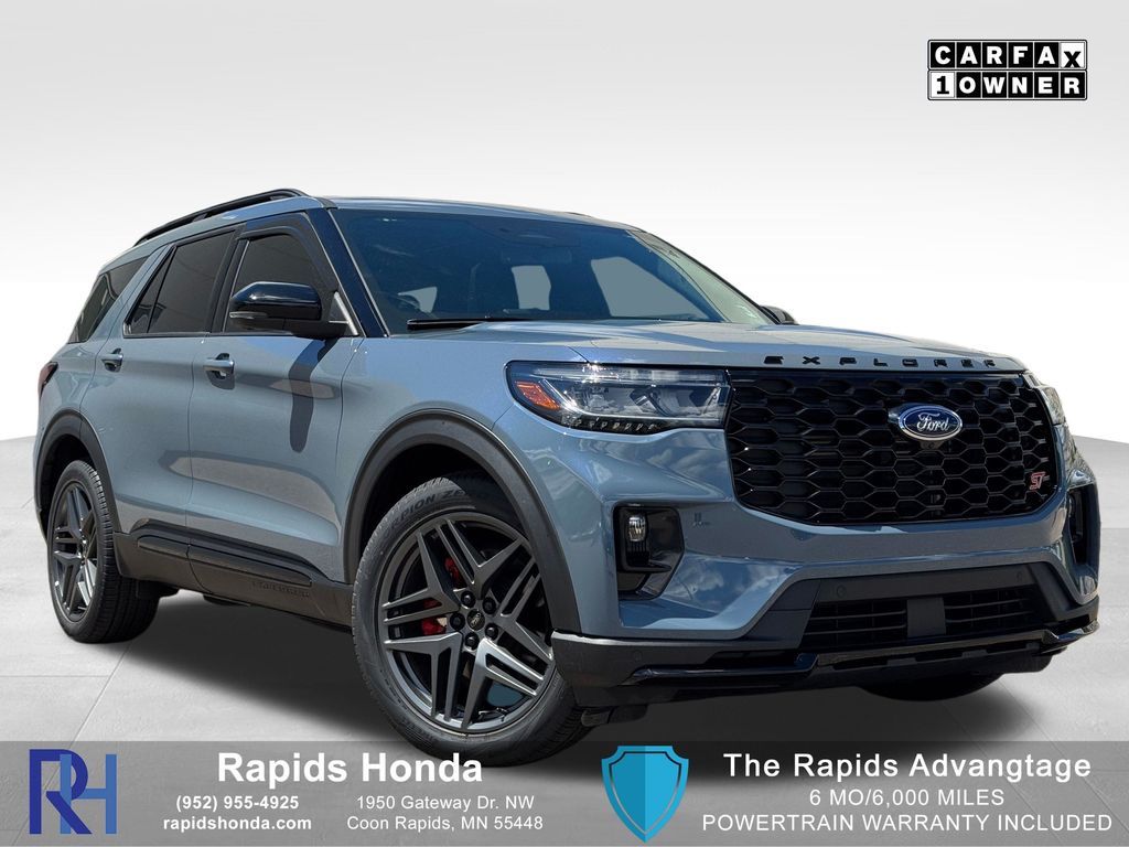 Vapor Blue Metallic 2025 Ford Explorer SUV / Crossover All-Wheel Drive Automatic