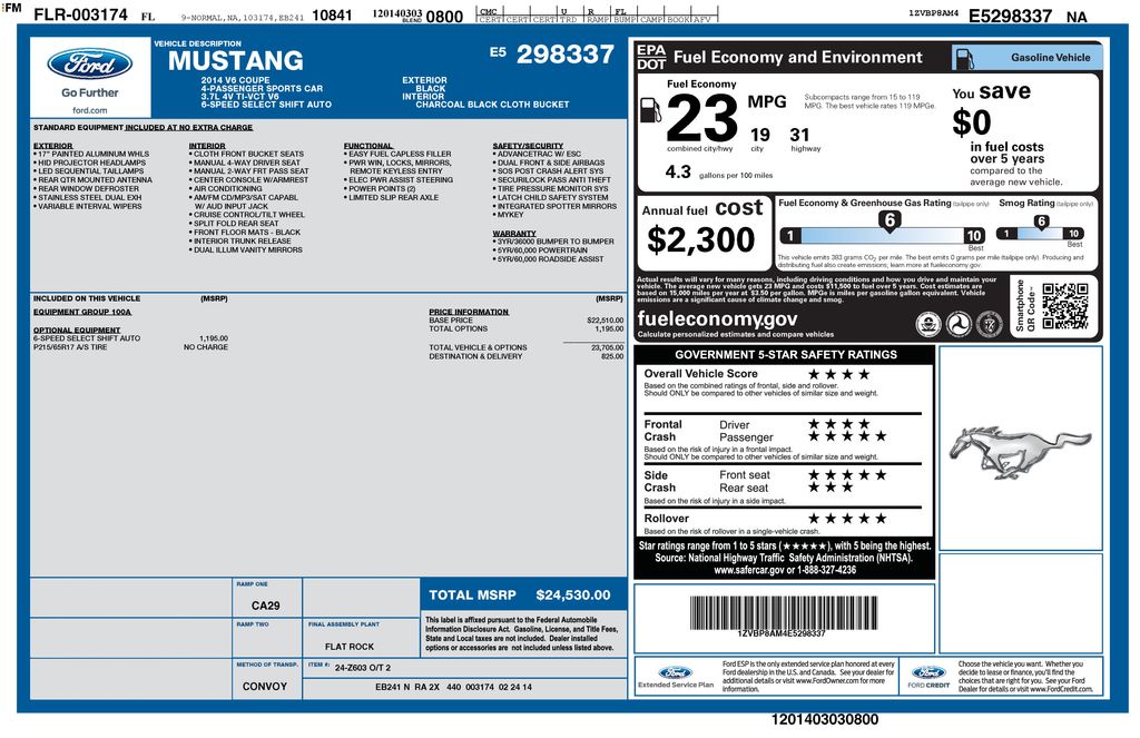 Used 2014 Black Ford V6 image 2