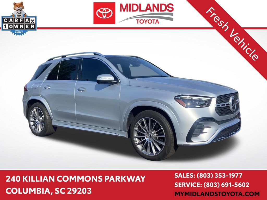 Cirrus Silver Metallic 2024 Mercedes-Benz GLE SUV / Crossover All-Wheel Drive 9-Speed Automatic