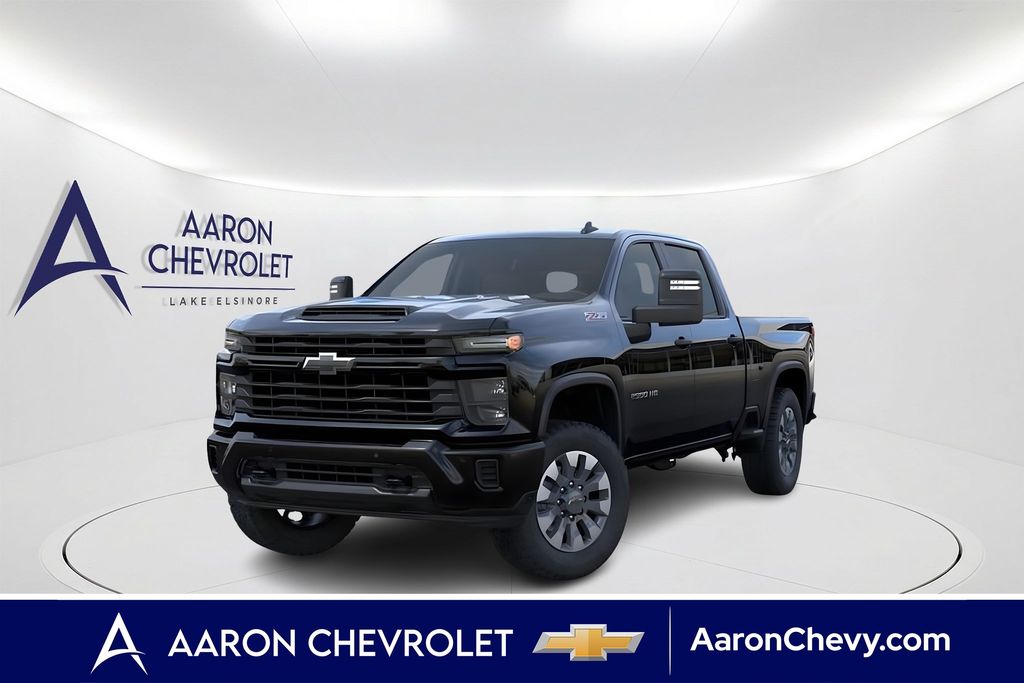 Black 2026 Chevrolet Silverado 2500HD Pickup Truck Four-Wheel Drive Automatic