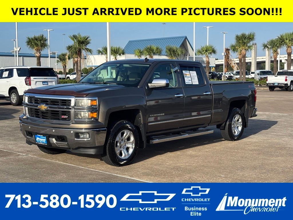 Brownstone Metallic 2014 Chevrolet Silverado 1500 Pickup Truck Four-Wheel Drive 6-Speed Automatic Overdrive