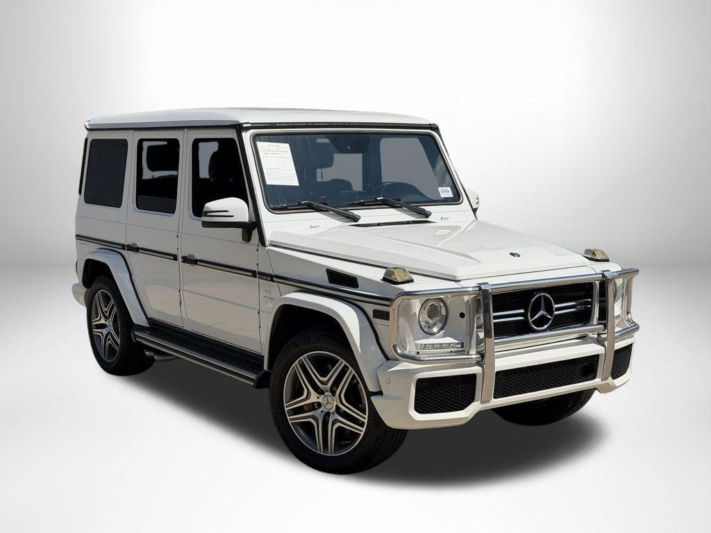 Polar White 2018 Mercedes-Benz G-Class SUV / Crossover All-Wheel Drive 7-Speed Automatic