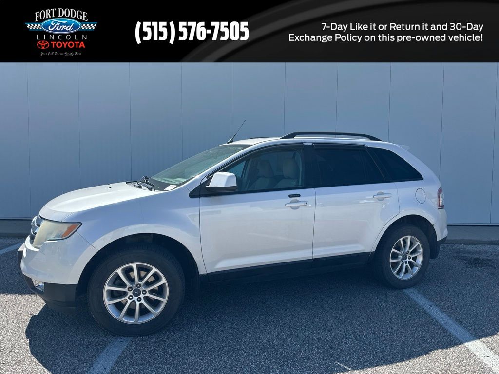 White Platinum Metallic Tri-Coat 2010 Ford Edge SUV / Crossover All-Wheel Drive 6-Speed Automatic