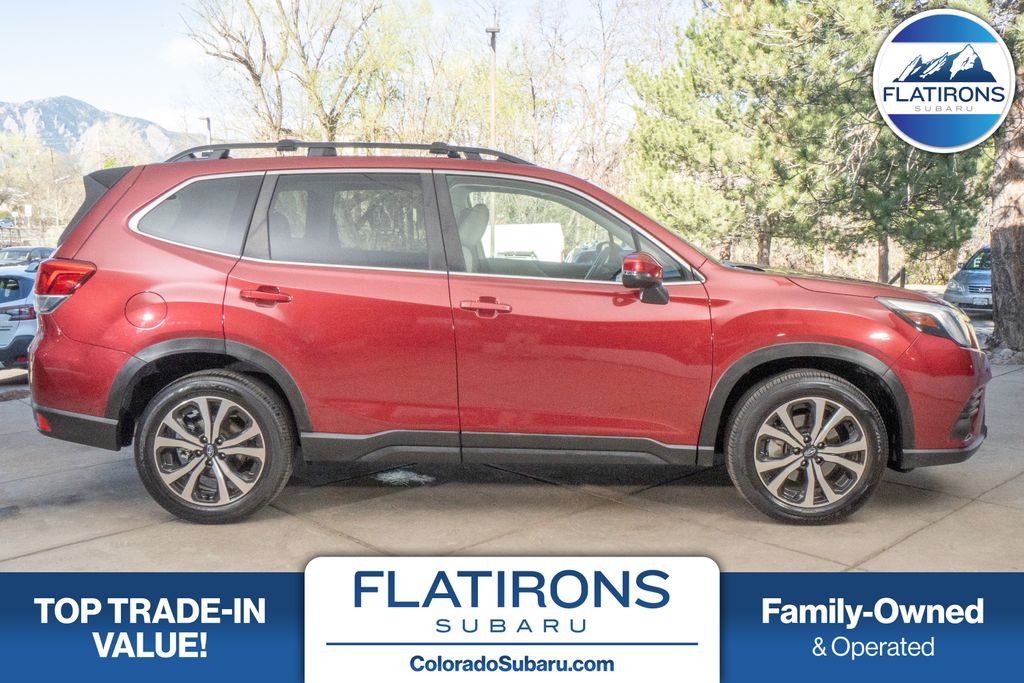 Crimson Red Pearl 2024 Subaru Forester Limited Crossover AWD SUV / Crossover All-Wheel Drive Continuously Variable Transmission