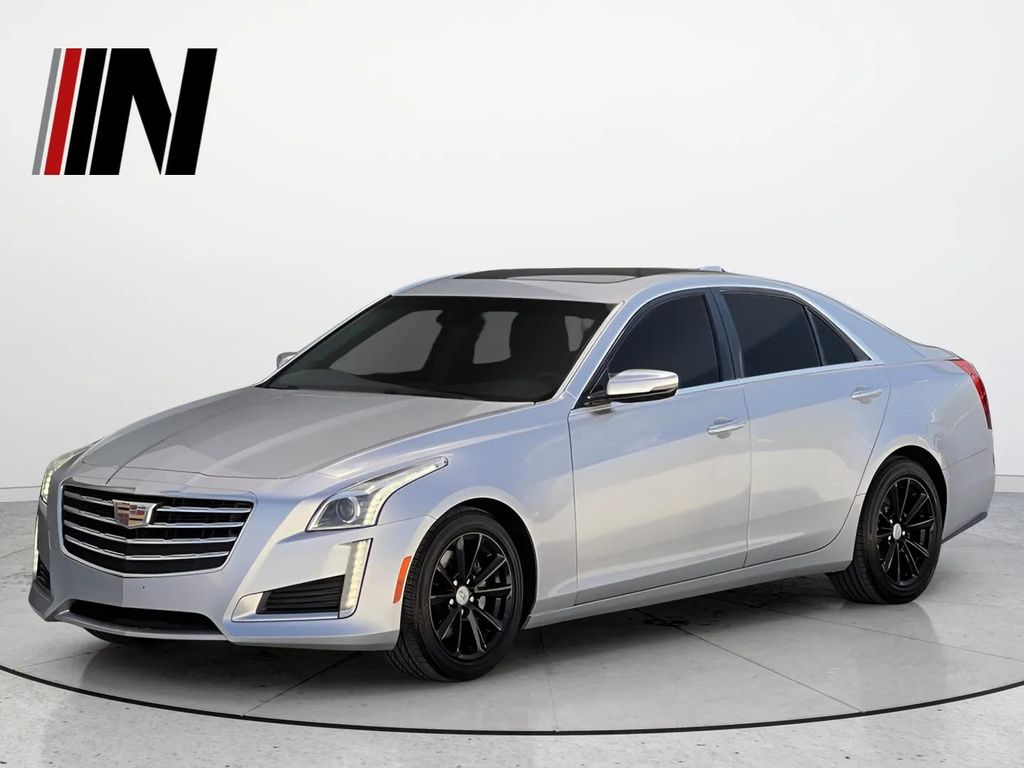 Radiant Silver Metallic 2018 Cadillac CTS 2.0T Luxury RWD Sedan Rear-Wheel Drive 8-Speed Automatic
