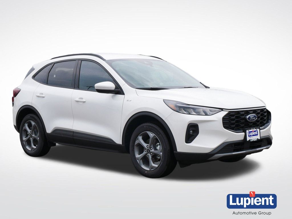 White Metallic 2026 Ford Escape Hybrid SUV / Crossover All-Wheel Drive Continuously Variable Transmission