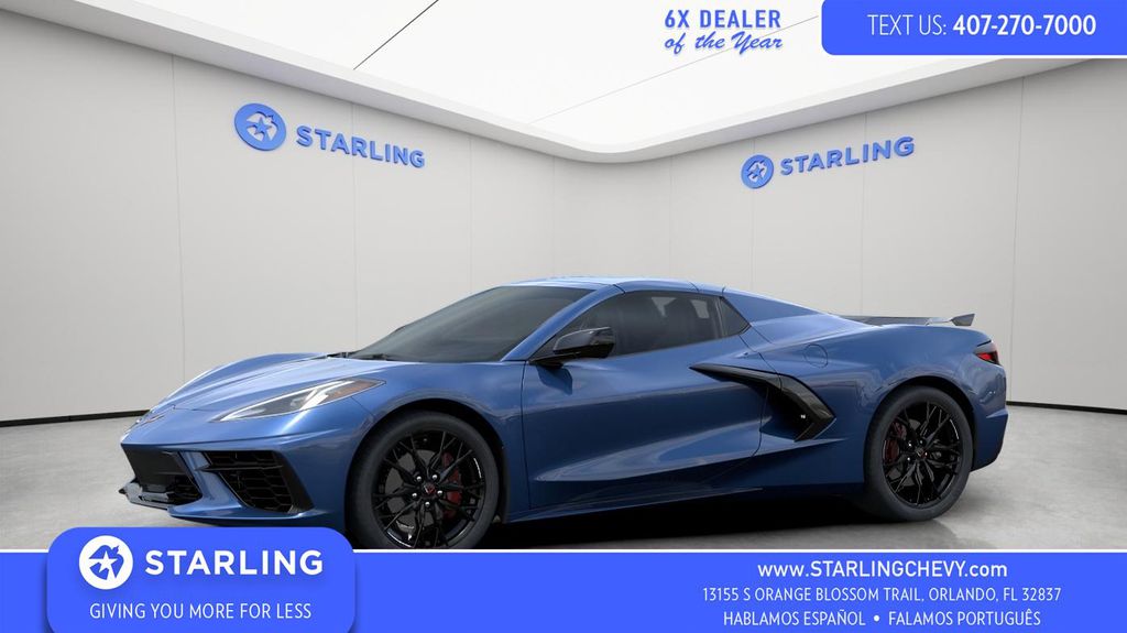 Admiral Blue Metallic 2027 Chevrolet Corvette Convertible Rear-Wheel Drive 8-Speed Dual Clutch
