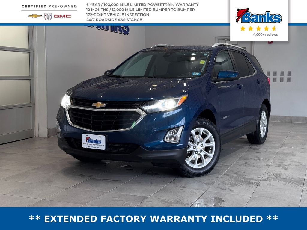 Pacific Blue Metallic 2021 Chevrolet Equinox LT AWD with 1LT SUV / Crossover Four-Wheel Drive 6-Speed Automatic Overdrive