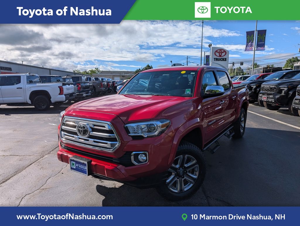 Barcelona Red Metallic 2019 Toyota Tacoma Limited Double Cab 4WD Pickup Truck Four-Wheel Drive 6-Speed Automatic