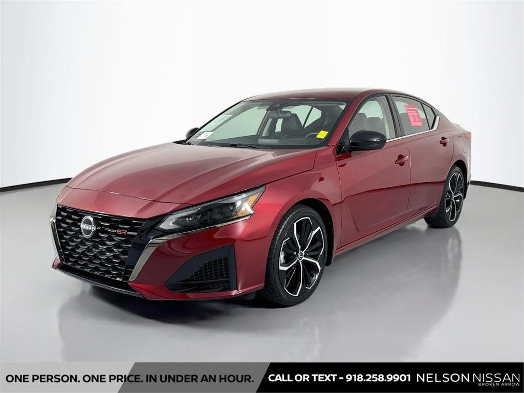 Red (Scarlet Ember Tintcoat) 2023 Nissan Altima Sedan Front-Wheel Drive Continuously Variable Transmission