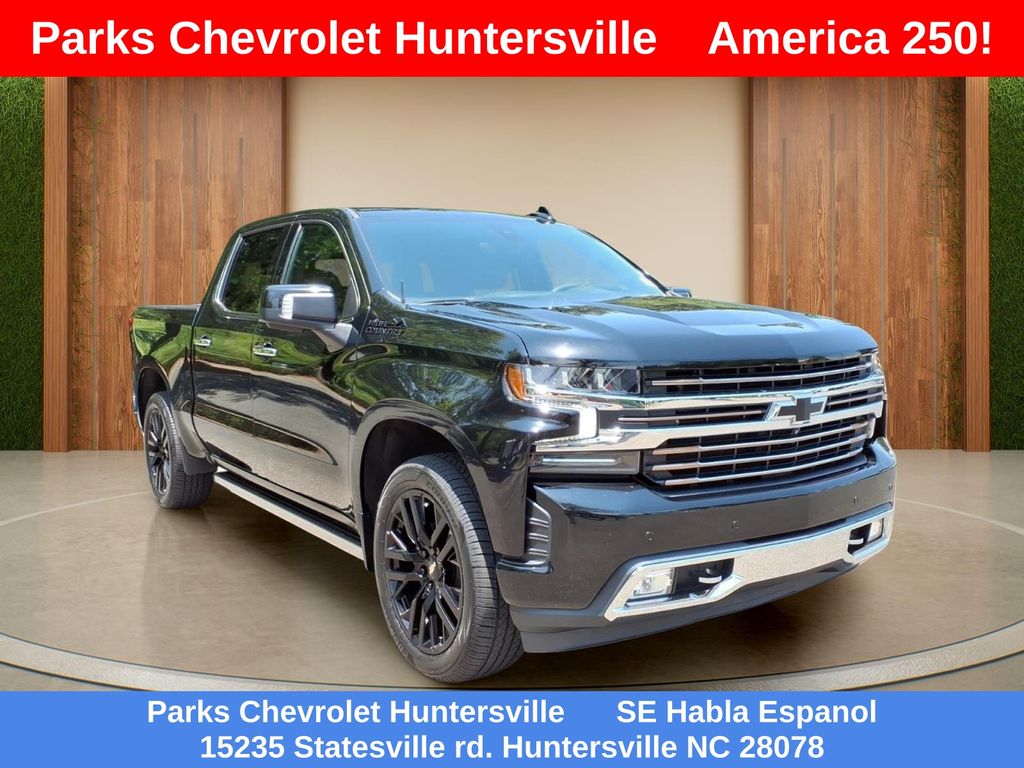 Black 2022 Chevrolet Silverado 1500 Pickup Truck Four-Wheel Drive Automatic