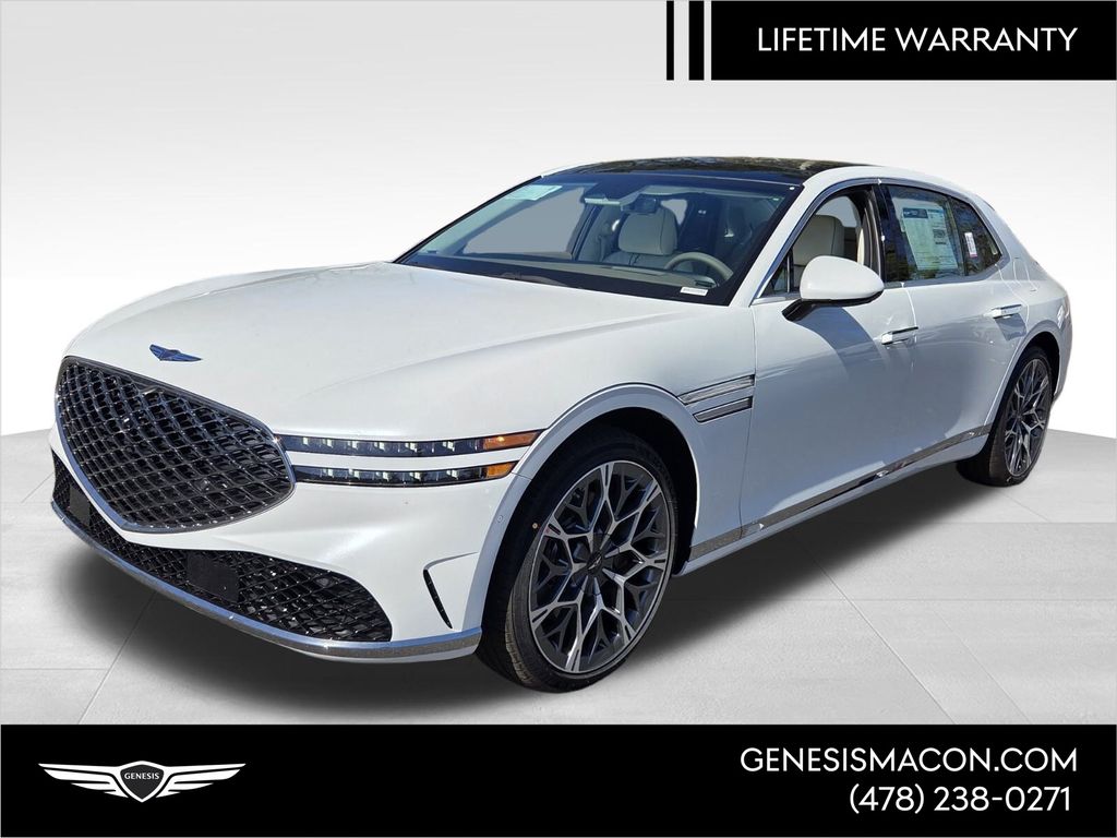 Uyuni White 2026 Genesis G90 3.5T e-Supercharger AWD Sedan All-Wheel Drive 8-Speed Automatic