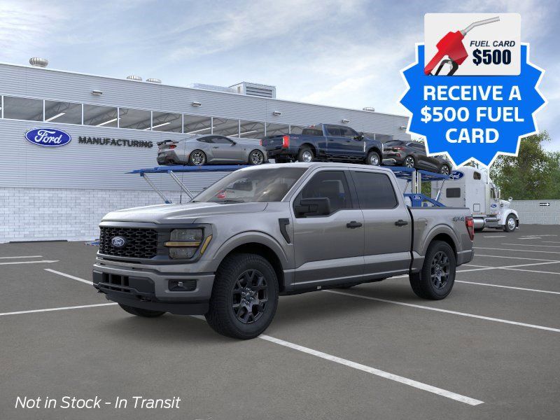 Carbonized Gray Metallic 2026 Ford F-150 STX SuperCrew 4WD Pickup Truck Four-Wheel Drive Automatic