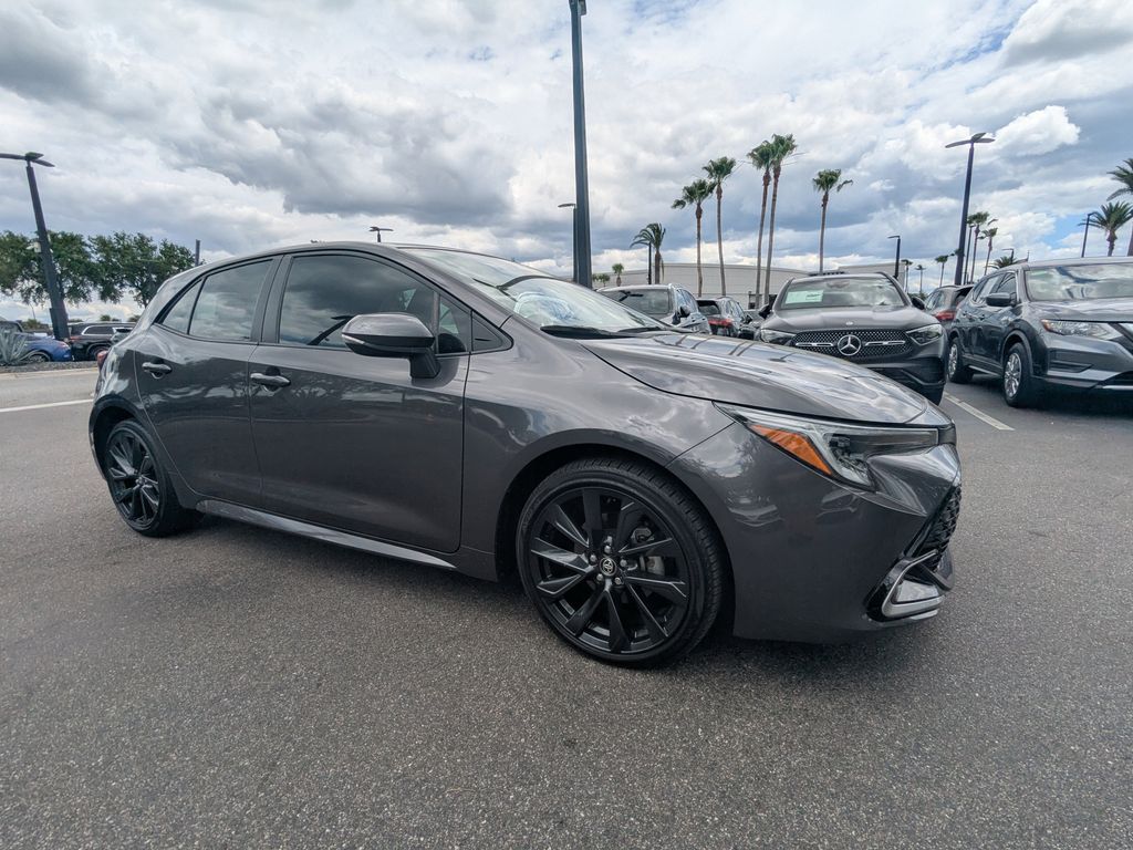 Magnetic Gray Metallic 2024 Toyota Corolla Hatchback XSE FWD Hatchback Front-Wheel Drive Continuously Variable Transmission
