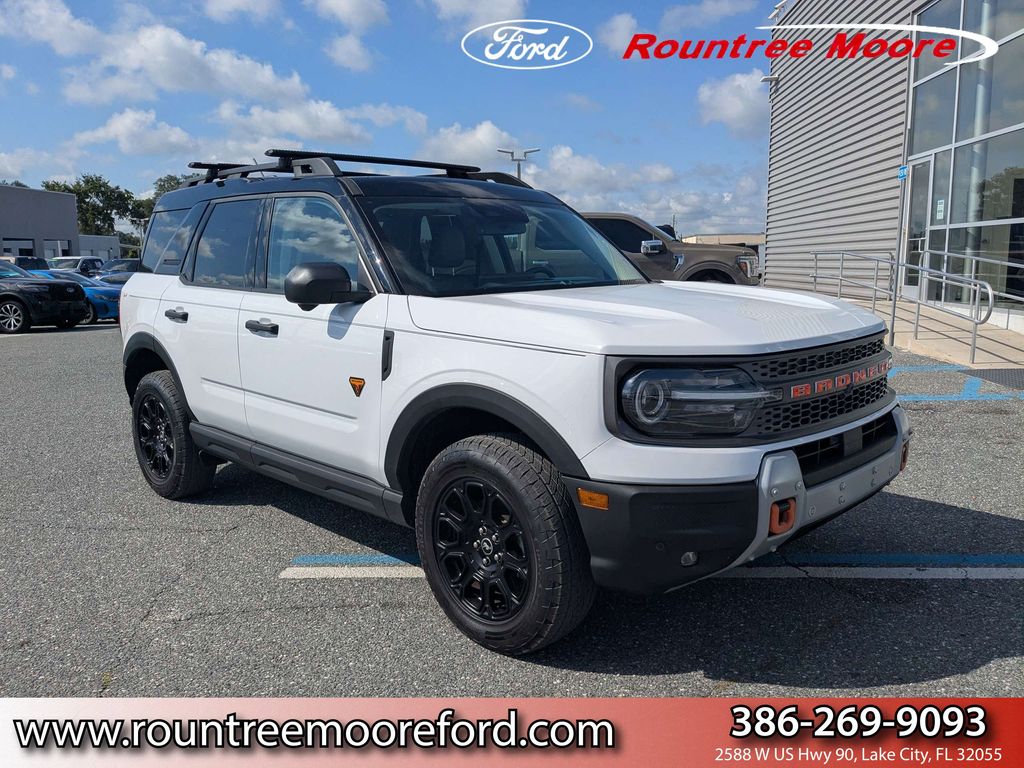 Oxford White 2025 Ford Bronco Sport Badlands AWD SUV / Crossover All-Wheel Drive 8-Speed Automatic
