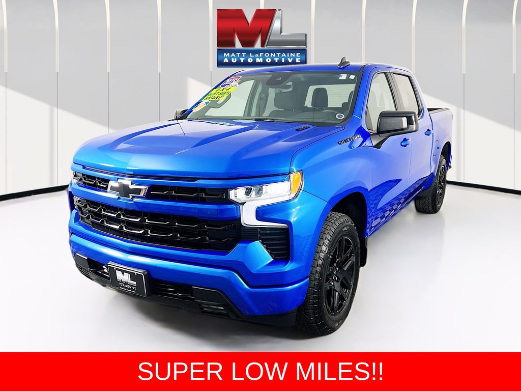 Riptide Blue 2025 Chevrolet Silverado 1500 Pickup Truck Four-Wheel Drive 8-Speed Automatic