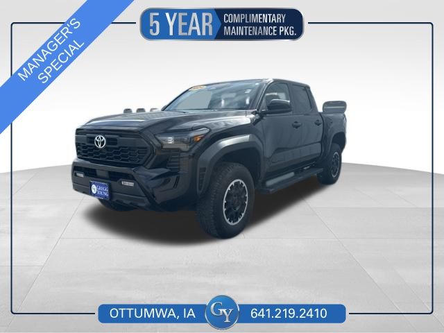 Black 2024 Toyota Tacoma Pickup Truck Four-Wheel Drive 8-Speed Automatic