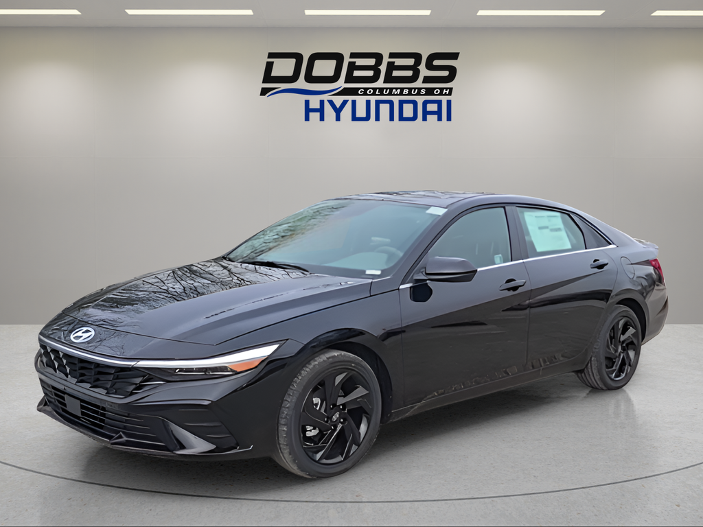 Abyss Black 2026 Hyundai Elantra Sedan Front-Wheel Drive Continuously Variable Transmission