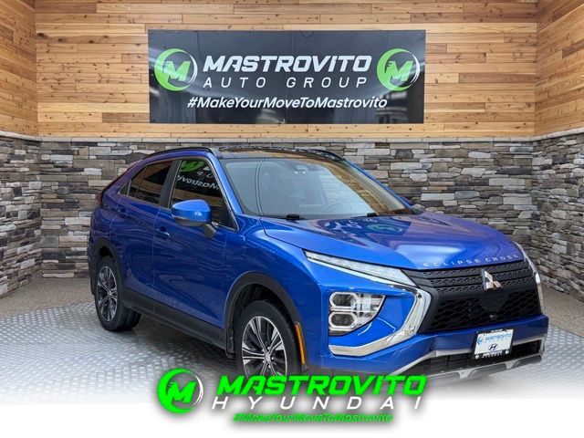 Octane Blue Metallic 2022 Mitsubishi Eclipse Cross SUV / Crossover All-Wheel Drive Continuously Variable Transmission