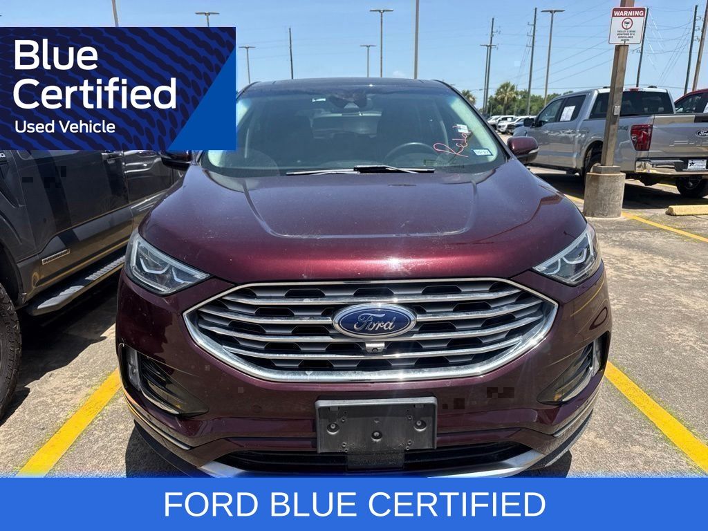 2019 Ford Edge Titanium Red at Durrett Motor Company