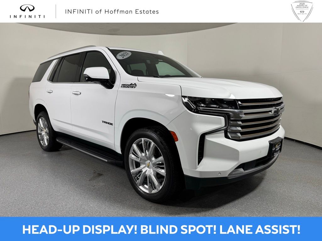 Summit White 2021 Chevrolet Tahoe High Country 4WD SUV / Crossover Four-Wheel Drive