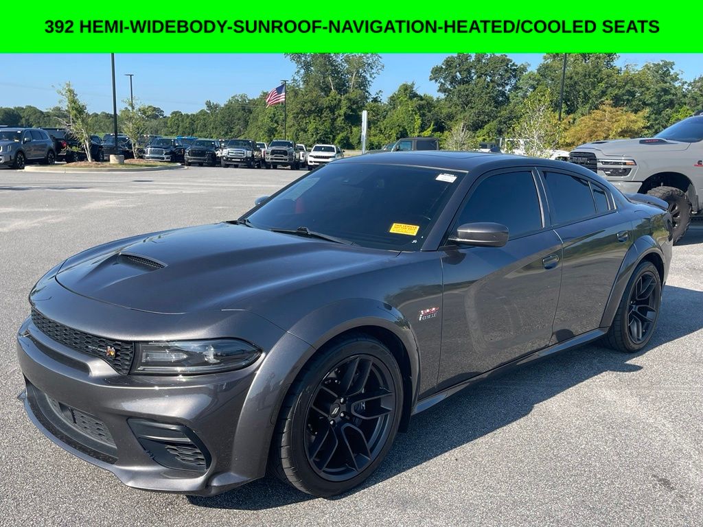 Gray (Granite Pearlcoat) 2021 Dodge Charger Sedan Rear-Wheel Drive 8-Speed Automatic